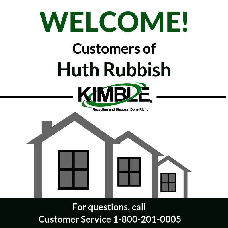 Welcome customers of Huth Rubbish