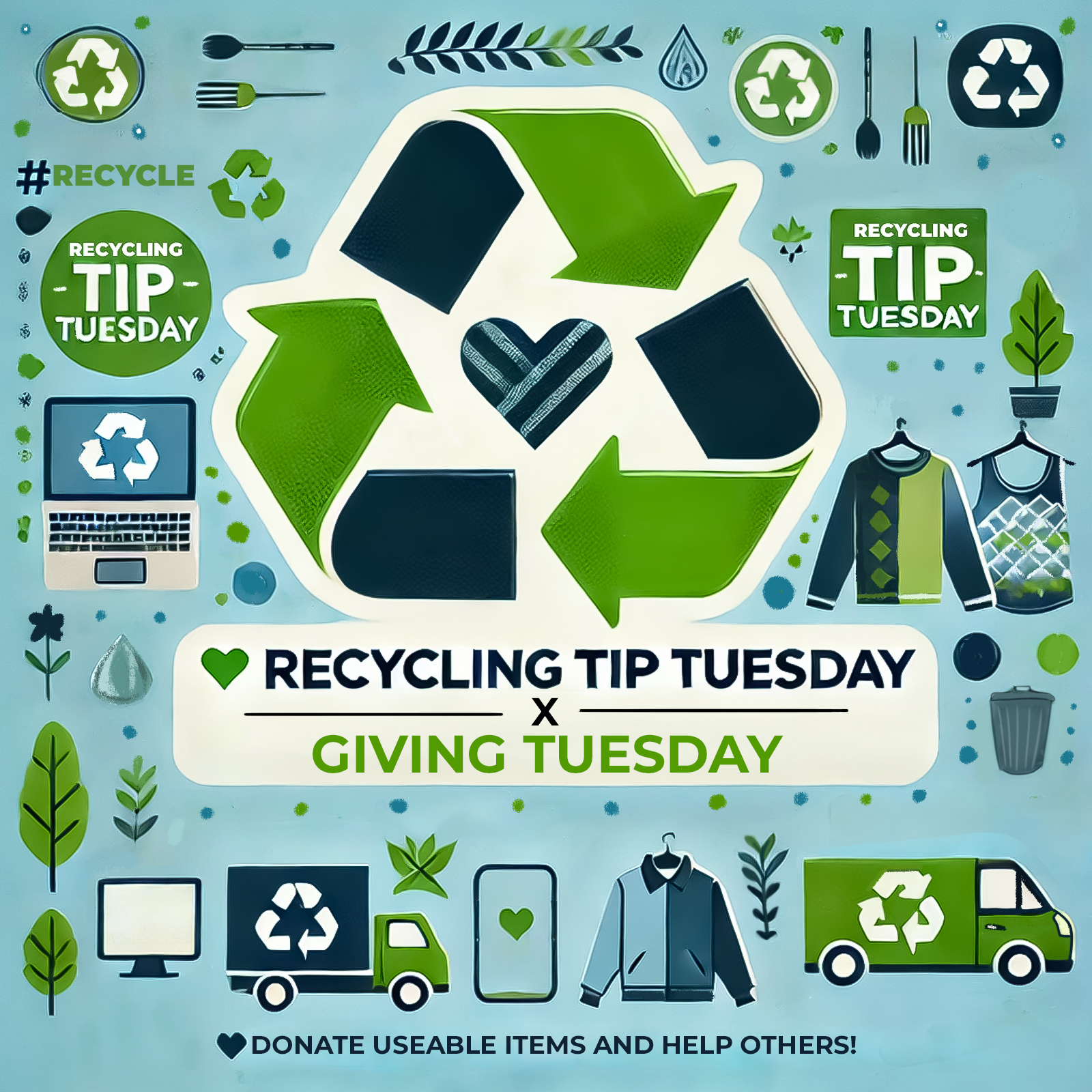 Recycling Tip Tuesdays: Keeping the Season Green and Clean